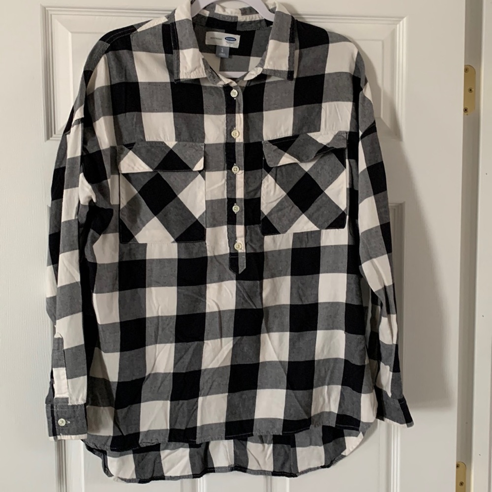 Old Navy Boyfriend flannel. Large